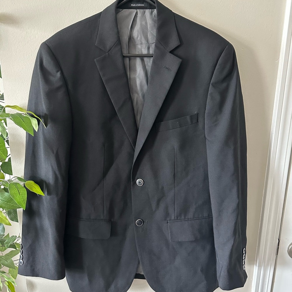 Wilke Rodriguez Men's Black Blazer